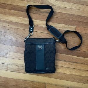 Black coach crossbody